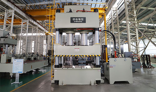 防弹头盔成型液压机_1000吨四柱液压机