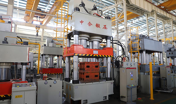 木屑托盘成型机_1250吨四柱液压机