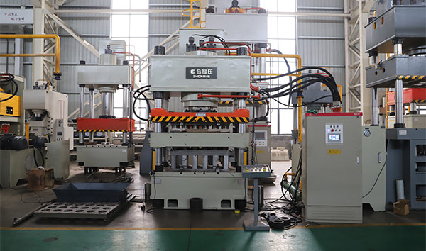 全自动粉末压块机_630吨四柱液压机