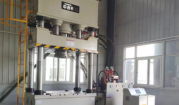 冷压封头成型_500吨四柱液压机