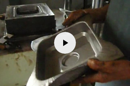 金属托盘拉伸成型液压机用户使用视频