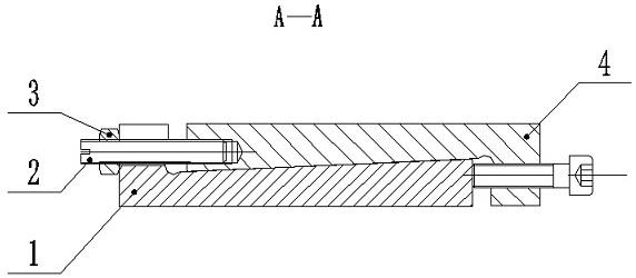 深压纹液压机的一种可公开的专利---可调等高块(图2)