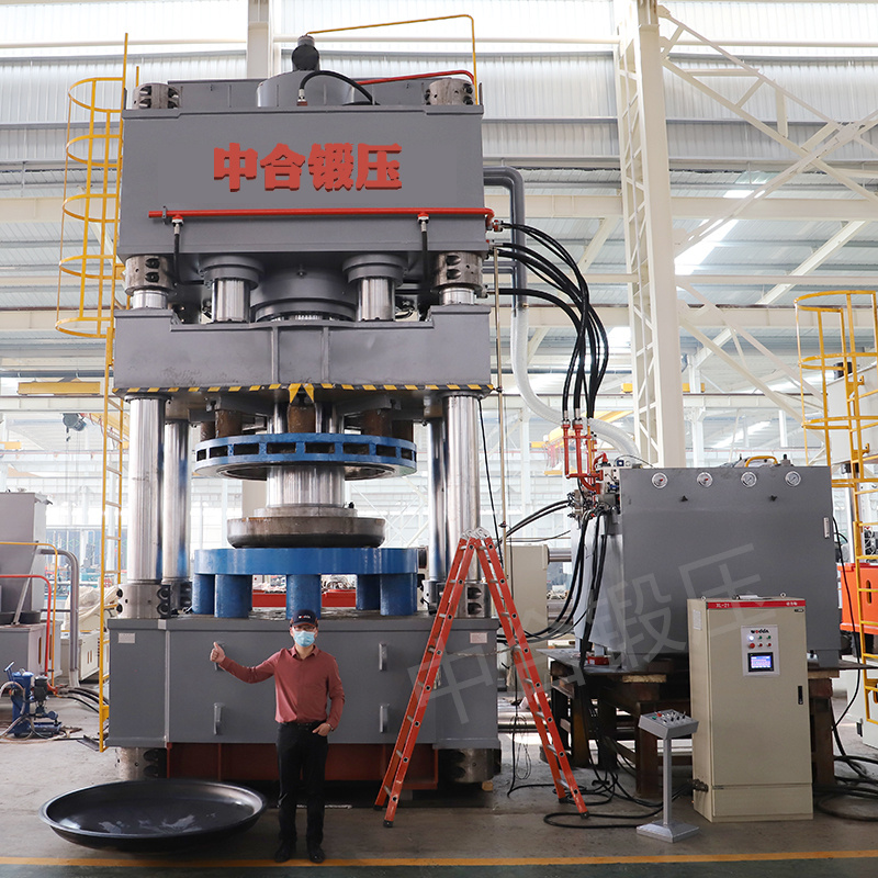 天然气罐/油罐大封头拉伸成型液压机（大封头冲压成型油压机）(图4)