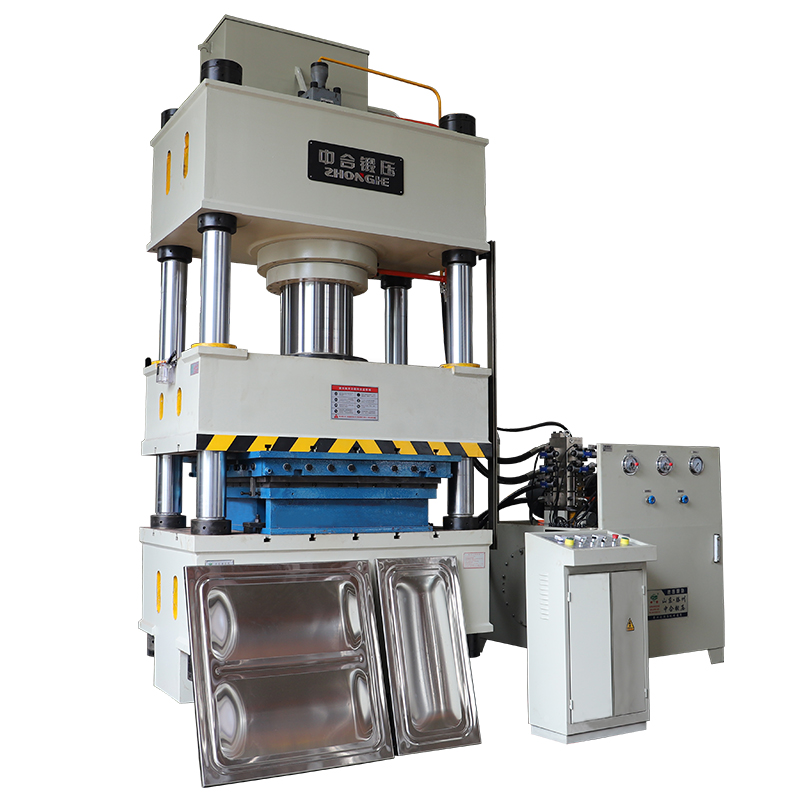 400吨四柱液压机_不锈钢水箱板生产设备